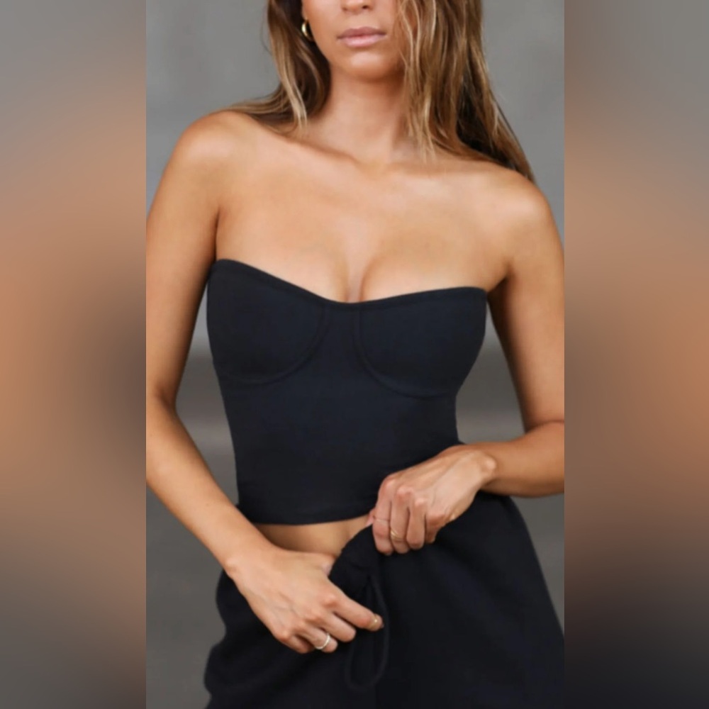JOAH BROWN Bustier Casual Top